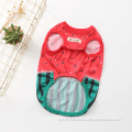 Summer fabric cartoon watermelon Pattern dog pet vest